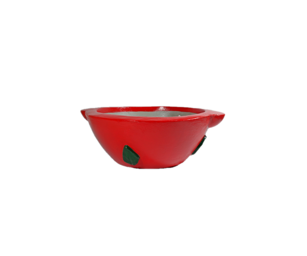 MACETA CON ASAS ROJO MANZANA MM 110