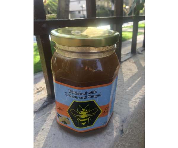 Miel Natural con jengibre y limon