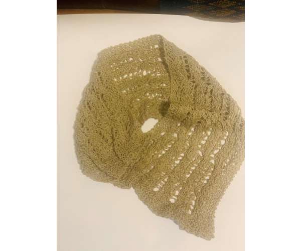 cuello tejido de lino (a053)