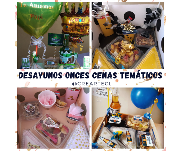 🕖Desayunos 🕔Onces y 🕖Cenas