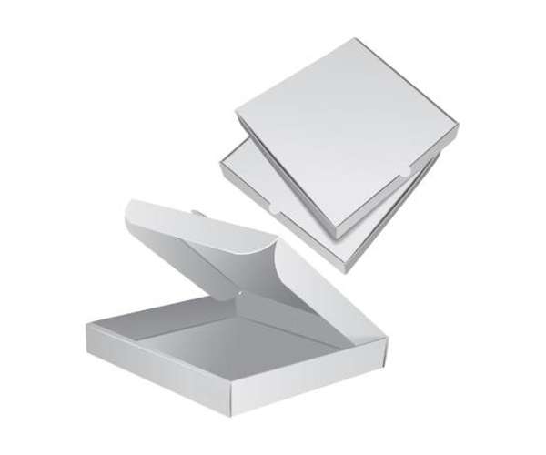 Caja Pizza Chica Cartulina Blanca