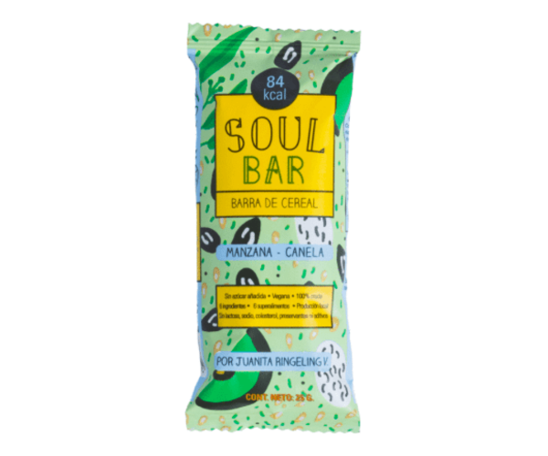 Barra De Cereal Manzana-Canela 25 gr Soul Bar