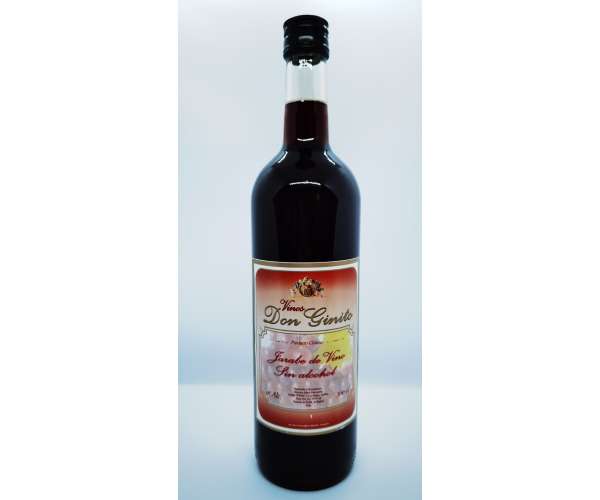 Jarabe de vino sin alcohol