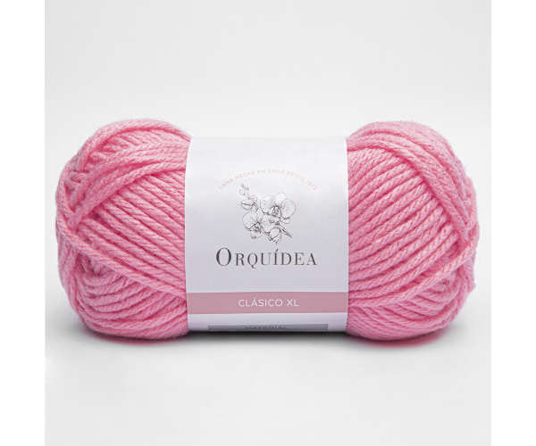 Lana Orquídea - Clásica XL 100 Grs - Color Rosado 520