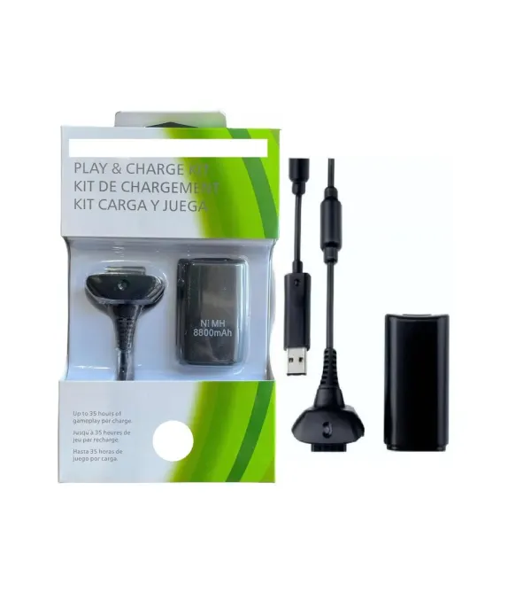 Kit Cargador Cable Xbox 360