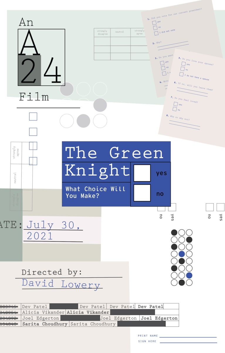 The Green Knight Movie Poster