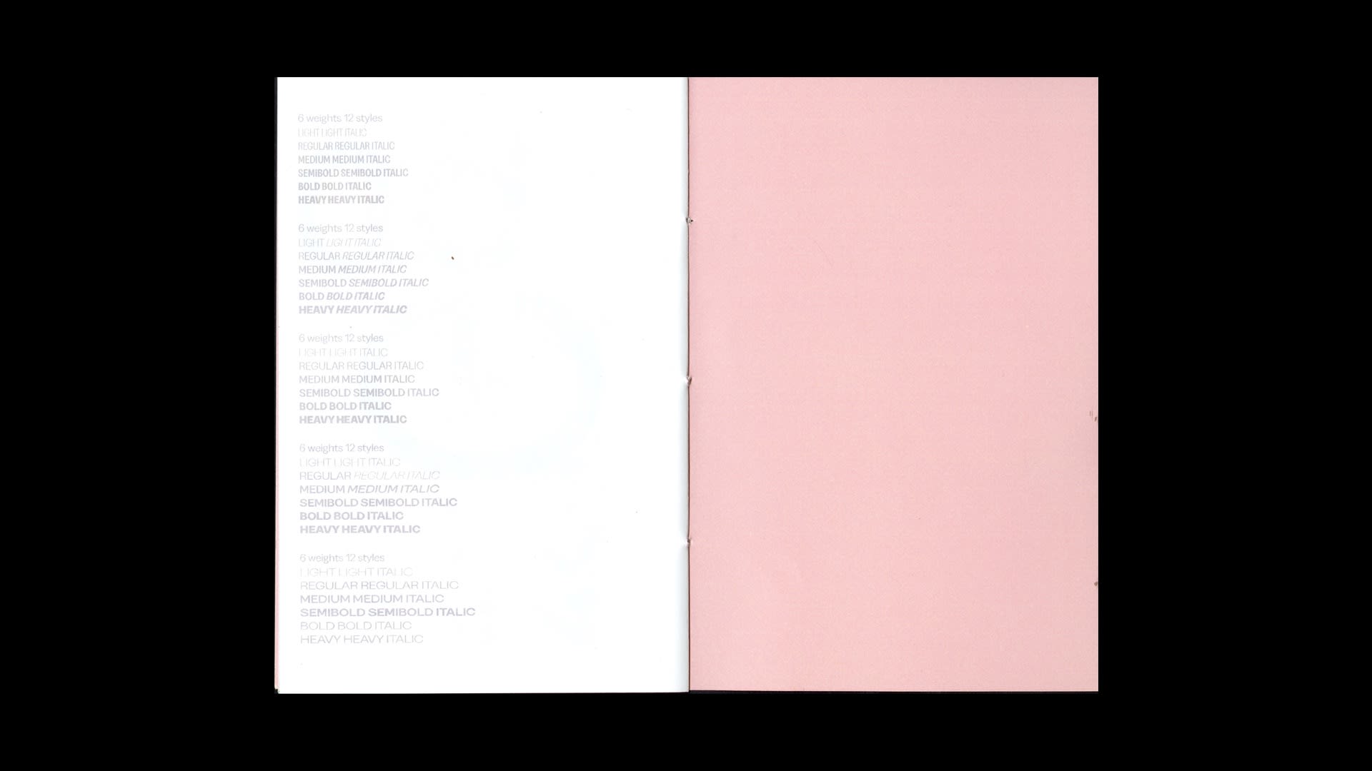 Greed Type Specimen