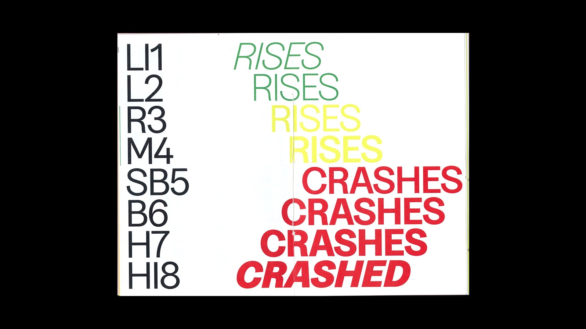 Greed Type Specimen