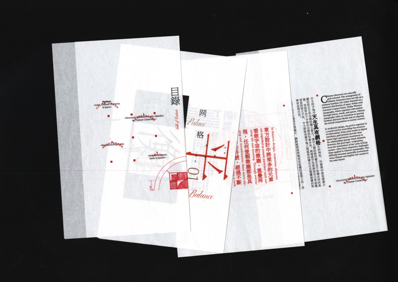 Reconstructing Grid: Chinese Typography in Bilingual Design context