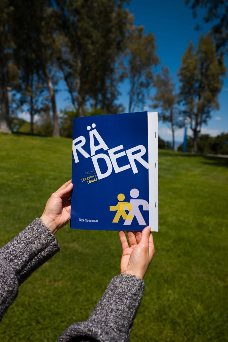 Research, Writing, Showing Off: Contemporary Type Specimen Booklet