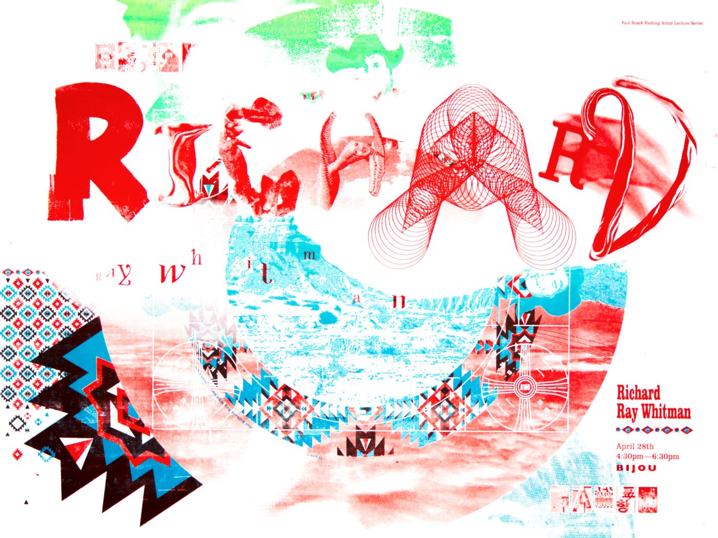 Richard Ray Whitman Poster By Henrique Eira Jimin Kim Calarts Poster Archive He is enrolled in the muscogee creek nation and lives in oklahoma. richard ray whitman poster by henrique