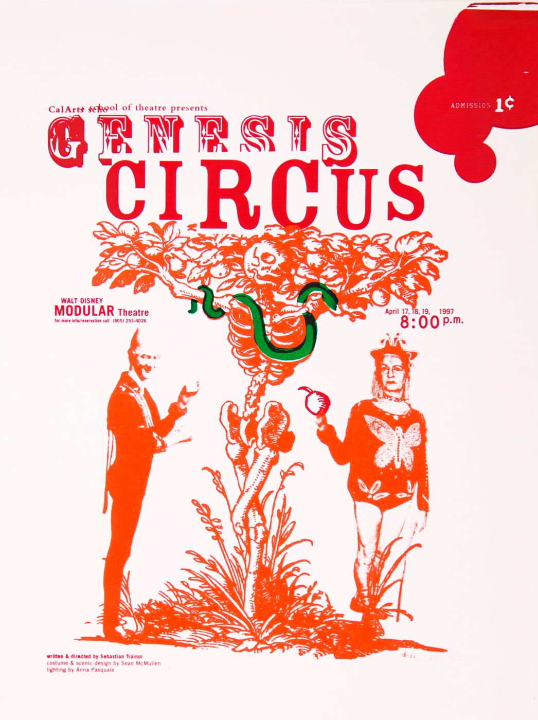 Genesis Circus poster by Dennis Toyoda | CalArts Poster Archive