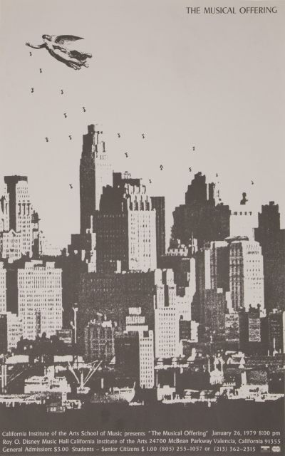 CalArts poster: The Musical Offering by 
