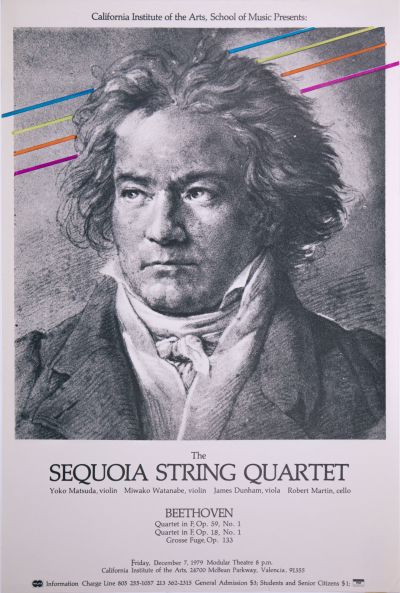CalArts poster: The Sequoia String Quartet by 