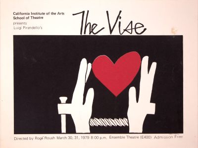 CalArts poster: The Vise by Peter Levine 