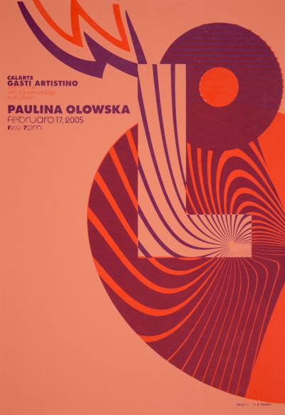 CalArts poster: Paulina Olowska by Eli Carrico Yasmin Khan 