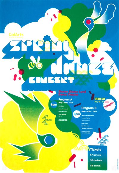 CalArts poster: 2006 Spring Dance Concert by MacGregor Harp 