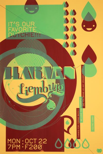 CalArts poster: Harmen Liemburg by Stephanie Chen 