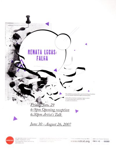 CalArts poster: REDCAT: Renata Lucas by Joel Evey 