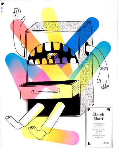 CalArts poster: Harsh Patel by Stefano Giustiniani Scott Massey 