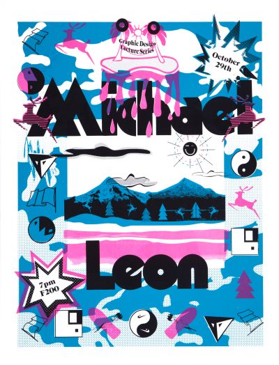 CalArts poster: Michael Leon by Alex Pines Sarah Faith Gottesdiener 