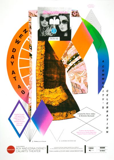 CalArts poster: REDCAT: New Day At 40 by Scott Massey 