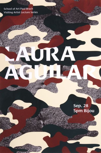 CalArts poster: Laura Aguilar by Guanyan Wu 