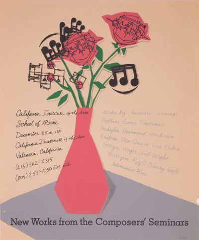 CalArts poster: New Works from the Composers’ Seminars by 