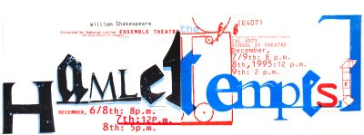 CalArts poster: Hamlet Tempest by 