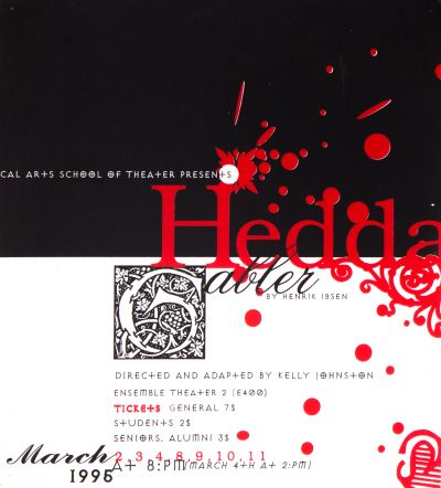 CalArts poster: Hedda Gabler by 