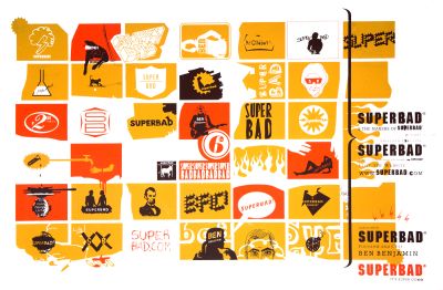 CalArts poster: Superbad by Jon Sueda Peter Kaplan 