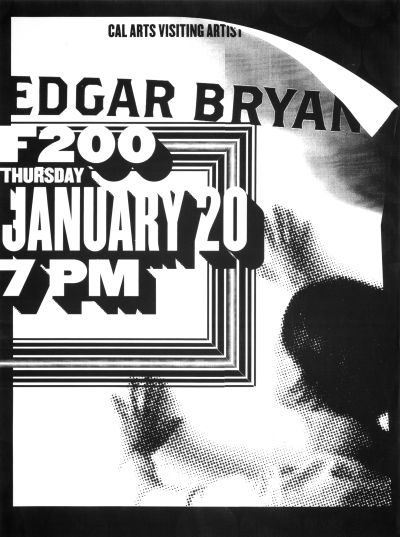 CalArts poster: Edgar Bryan by 