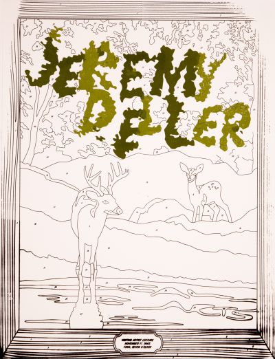 CalArts poster: Jeremy Deller by Katie Hanburger 