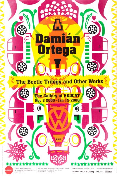 CalArts poster: REDCAT: Damián Ortega by Jerry De La Rosa 