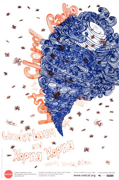 CalArts poster: REDCAT: Lost Chord Radio by Agung Wimboprasetyo 