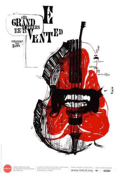 CalArts poster: REDCAT: The Grandmothers Re-Invented by Matthew Resnik 