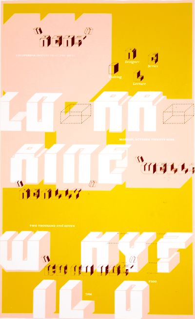 CalArts poster: Lorraine Wild by Silas Munro 
