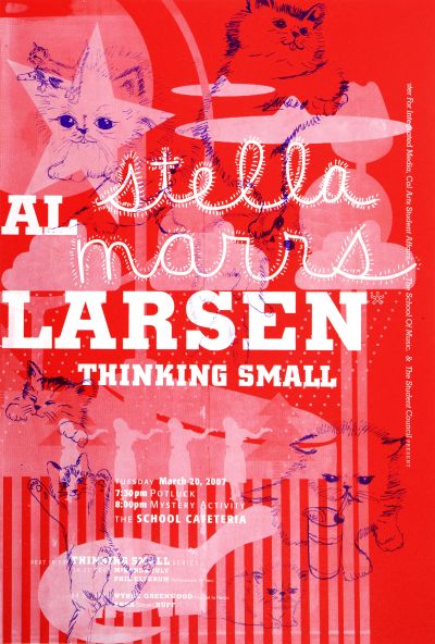 CalArts poster: Thinking Small by Diego Padilla Christine Lee 