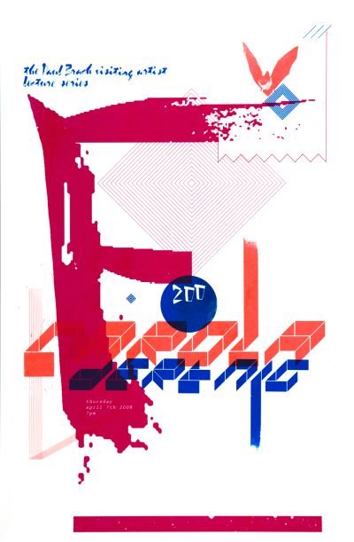 CalArts poster: Carola Dertnig by Joel Evey Julie Mattei 