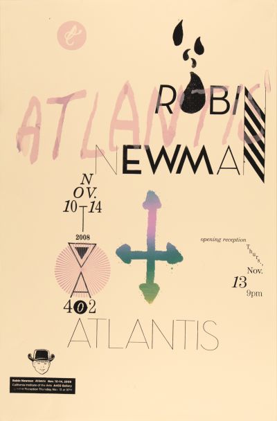 CalArts poster: Robin Newman, “Atlantis” by Monica Yi 