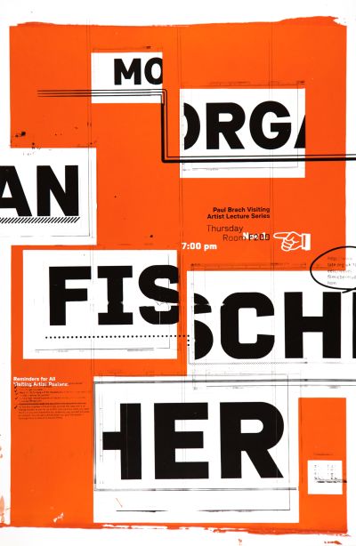 CalArts poster: Morgan Fisher by Joseph Prichard 