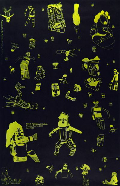 CalArts poster: Hirsch Perlman by Teira Johnson Caroline Oh 