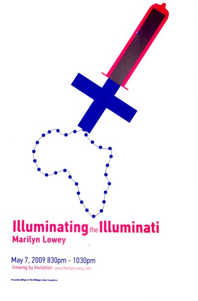 CalArts poster: “Illuminating the Illuminati”, Marilyn Lowey by 