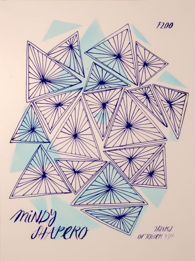 CalArts poster: Mindy Shapero (1/2) by Edwin Alvarenga Lila Burns 