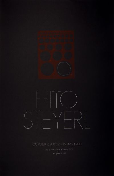 CalArts poster: Hito Steyerl by Ania Diakoff 
