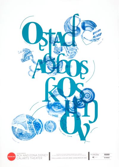 CalArts poster: REDCAT: Ostad Abbos Kosimov by Noura Al-Naggar Pouya Jahanshahi 