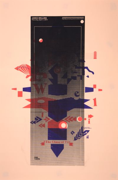 CalArts poster: James Welling by Masato Nakada 