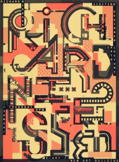 CalArts poster: Richard Niessen by Christopher Burnett 