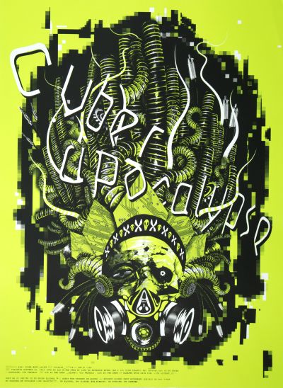 CalArts poster: 2012 CalArts Halloween: Cyber Apocalypse by Christina Rodriguez Pedro Lavin 