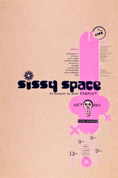 CalArts poster: Sissy Space by Michael Worthington 